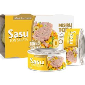 Sasu Mısırlı 160 gr Ton Salata (2 adet)