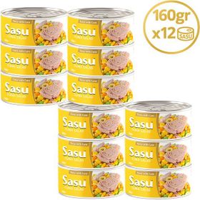 Sasu Mısırlı 160 gr Ton Salata (2 adet)