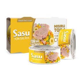 Sasu Mısırlı 160 gr Ton Salata (2 adet)
