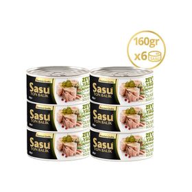 Sasu Zeytinyağlı 160 gr Ton Balığı (2 adet)