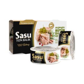 Sasu Zeytinyağlı 160 gr Ton Balığı (2 adet)
