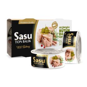 Sasu Zeytinyağlı 160 gr Ton Balığı (2 adet)