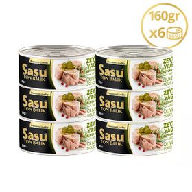Sasu Zeytinyağlı 160 gr Ton Balığı (2 adet)