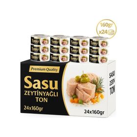 Sasu Zeytinyağlı 160 gr Ton Balığı (2 adet)