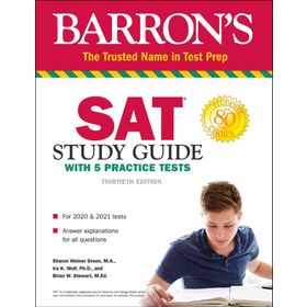 SAT Study Guide with 5 Practice Tests