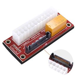 Sata Molex ADD2PSU ATX Sata Molex 24 Pin Güç Kaynağı Bağlantı Adaptörü