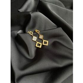 Satafatbijuteri Gold Çelik Küpe
