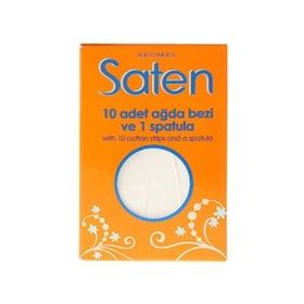 Saten 10'lu Ağda Bezi + Spatula