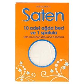 Saten 10'lu Ağda Bezi + Spatula