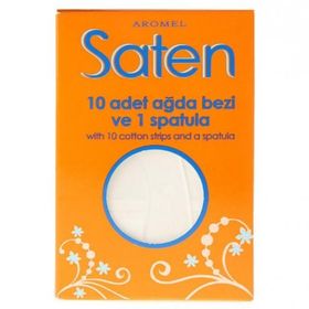 Saten 10'lu Ağda Bezi + Spatula