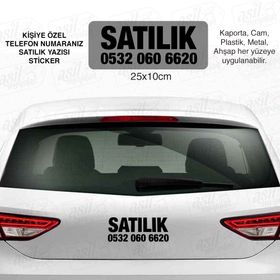Satılık Araç Oto Sticker