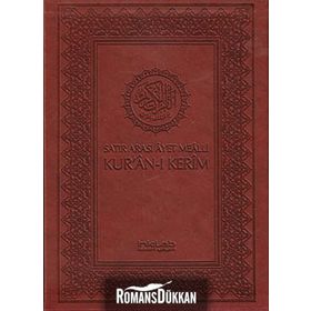 SATIR ARASI AYET MEALLI KUR'AN-I KERIM (KUTULU) - KOMISYON