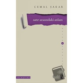 Satır Arasındaki Anlam - Cemal Şakar