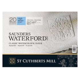 Saunders Waterford Cold Pressed 20 Yaprak 300 gr 23x31 cm High White Blok