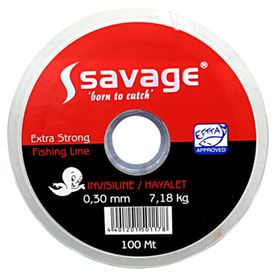 Savage 0,18 mm 100 mt Hayalet Makara Misina