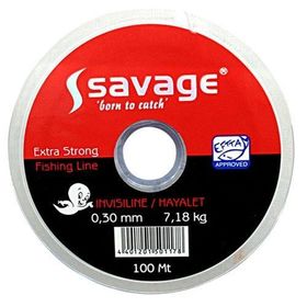 Savage 0,18 mm 100 mt Hayalet Makara Misina