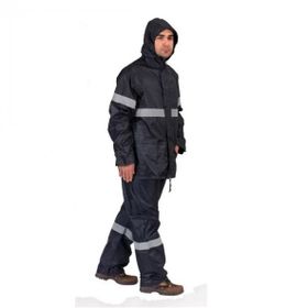 Savage 11010 Lacivert-Fosforlu Imperteks Takım Yağmurluk