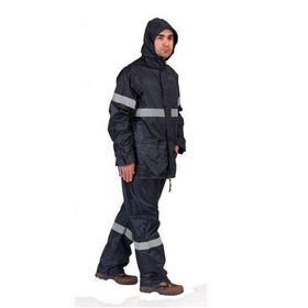 Savage 11010 Lacivert-Fosforlu Imperteks Takım Yağmurluk
