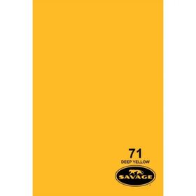 Savage 271x1100 cm Derin Sarı Stüdyo Kağıt Fon