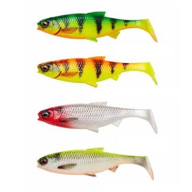 Savage Gear 12 cm 17 g 4 Adet 3D River Roach Dark Water Mix