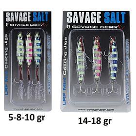 Savage Gear 3 Adet Turkish Zebra Mix Psycho Sprat LRF Jig