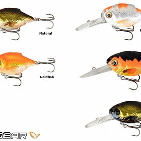 Savage Gear 3D Crucian Crank 6,4 cm 23 gr SF DR Black Orange Suni Yem
