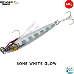 Savage Gear 3d Jig Minnow 40 gr Jig Bone White Glow Suni Yem