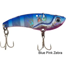 Savage Gear 3D Minnow VİB Blade 3.5 cm 4 gr Jig Blue Pink Zebra Suni Yem