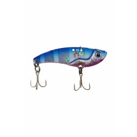 Savage Gear 3D Minnow Vib Blade 4.5 cm 8.5 gr Blue Pink Zebra Suni Balık Yemi