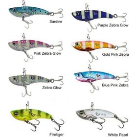 Savage Gear 3D Minnow Vib Blade 5.5 cm 14.5 gr Zebra Glow Suni Balık Yemi