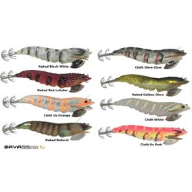 Savage Gear 3D Shirimp Egi Jig 7.5 cm 14 gr Cloth White Suni Yem