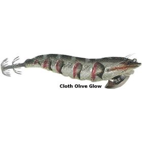 Savage Gear 3D Shirimp Egi Jig Cloth Olive Glow 9 cm 23 gr Suni Yem