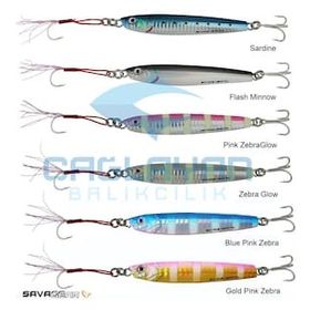 Savage Gear 3d Slim Minnow 5 gr 4.6 cm Blue Pink Zebra Olta İğnesi