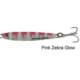Savage Gear 3D Slim Minnow 5 gr Jig Pink Zebra Glow Suni Yem