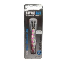 Savage Gear 3D Slim Minnow 8 gr 5.4 cm Jig Pink Zebra Glow Suni Yem
