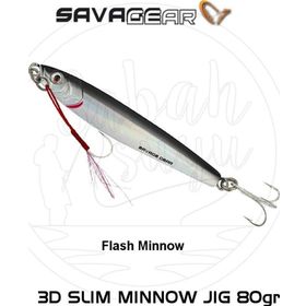Savage Gear 3d Slim Minnow 80 gr Jig Flash Minnow Suni Yem