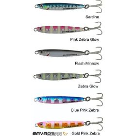 Savage Gear 3d Slim Minnow Jig 5 gr 4.6 cm Zebra Glow Olta İğnesi