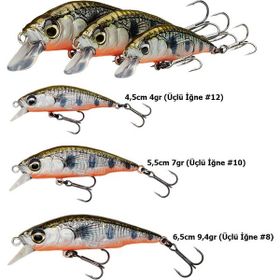 Savage Gear 3D Sticklebait Twitch Firetiger 5.5 cm 7 gr Suni Yem
