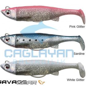 Savage Gear 3D TPE Minnow 13 cm 42 gr White Glitter Suni Yem