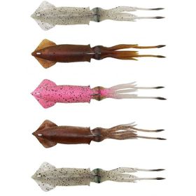 Savage Gear 3D TPE Swim Squid 125 mm 25 gr 2 Adet Red Brown Suni Yem