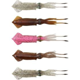 Savage Gear 3D TPE Swim Squid 125 mm 25 gr 2 Adet Red Brown Suni Yem