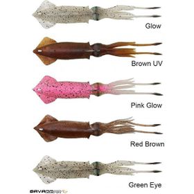 Savage Gear 3D TPE Swim Squid 125 mm 25 gr 2 Adet Red Brown Suni Yem