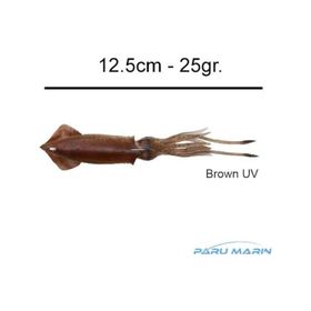 Savage Gear 3D TPE Swim Squid 125 mm 25 gr Suni Kalamar Brown UV Suni Yem