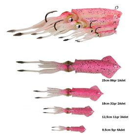 Savage Gear 3D TPE Swim Squid 9,5 cm 10 gr 2 Adet Silikon Yem