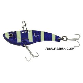 Savage Gear 3D VİB Blade 3.5 cm 4 gr Jig Purple Zebra Glow Suni Yem