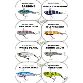 Savage Gear 3D VIB Blade 3.5 cm 4 gr Pink Zebra Glow Suni Yem
