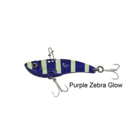 Savage Gear 3D VIB Blade 3.5 cm 4 gr Purple Zebra Glow Suni Yem