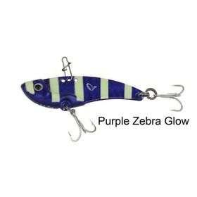 Savage Gear 3D VIB Blade 4.5 cm 8.5 gr Purple Zebra Glow Suni Yem