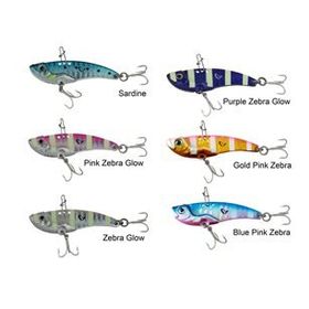 Savage Gear 3D VIB Blade 4.5 cm 8.5 gr Purple Zebra Glow Suni Yem