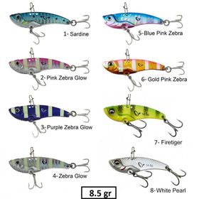 Savage Gear 8.5 g 4.5 cm 3D Minnow Metal VİB Blade Vibrasyon Jig